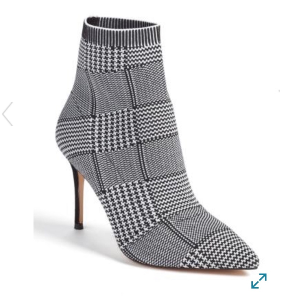 Never-worn Something Navy sock boots.